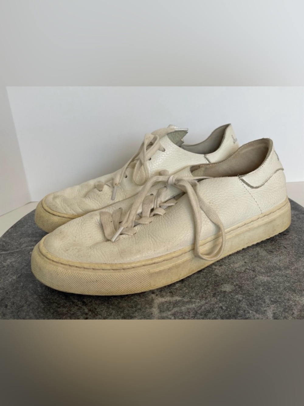 Sam Edelman White Leather Sneakers Tennis Shoes 7